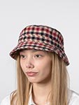 Панама STETSON арт. 1810201 BUCKET CHECK (красный / синий)